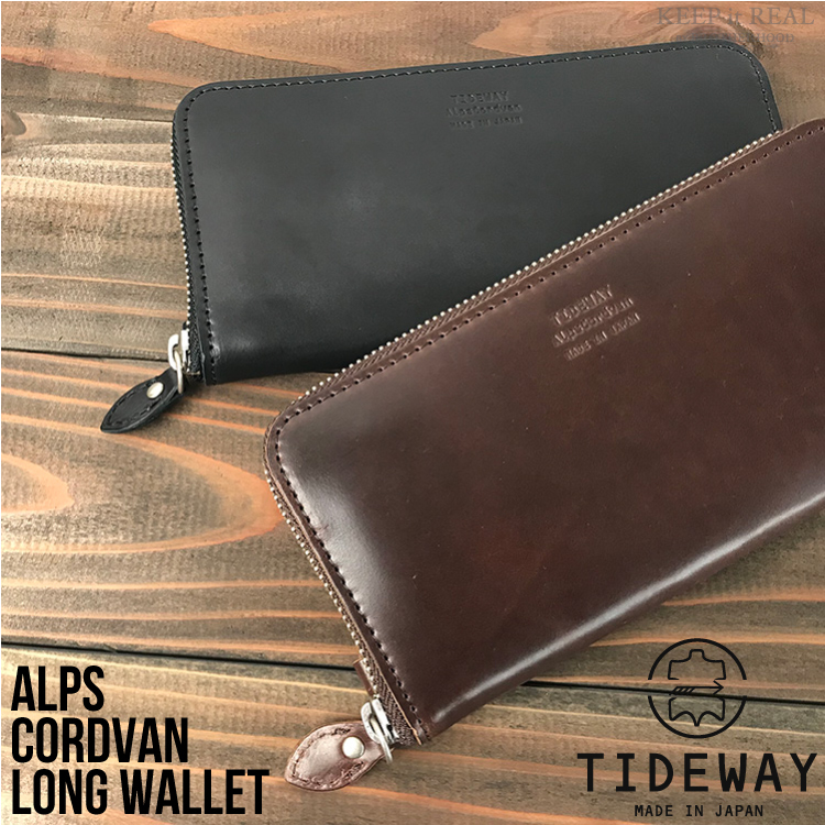 TIDEWAY ALPS CORDVAN LONG WALLET タイドウェイ アルプス コードバン