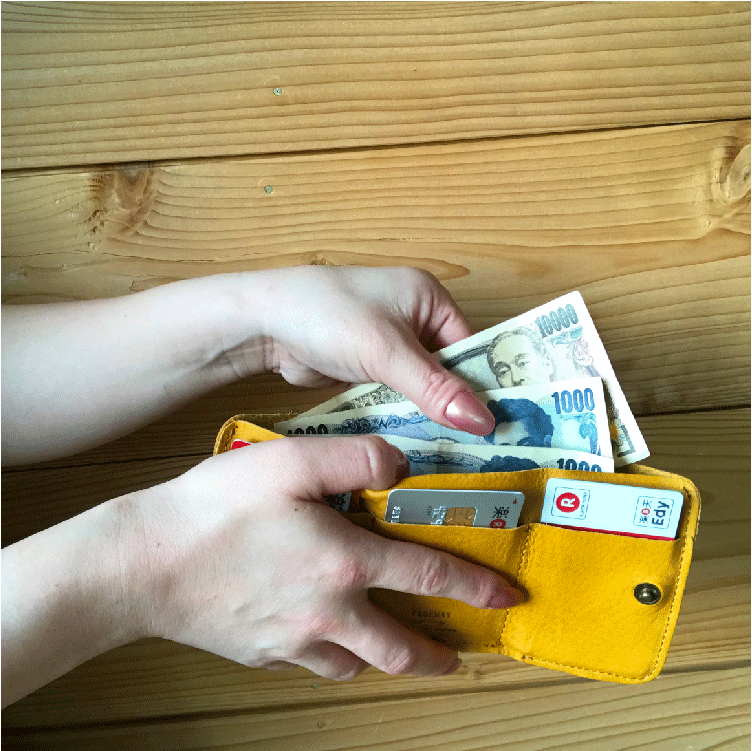 TIDEWAY -タイドウェイ- POCHE MINI WALLET ソフトレザー ガマグチ 3