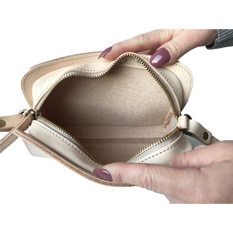 TIDEWAY -タイドウェイ- NUME SHIKAKU MINI SHOULDER BAG 厚口のヌメ革