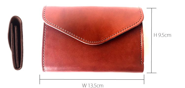 ヌメ革 財布, シンプル 革 財布 2つ折り, ユニセックス