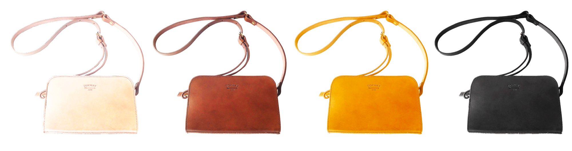 レザー ミニバッグ, ヌメ 革, ブラウン 革, キャメル 革, ブラック 革 