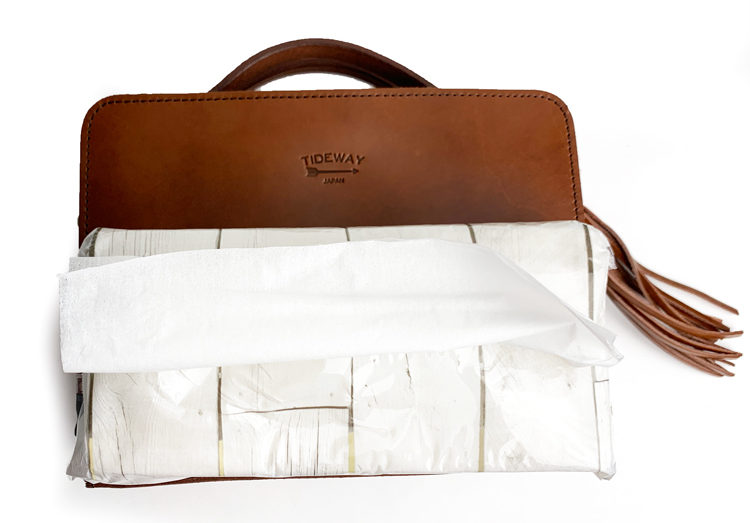 箱ティッシュサイズ バック レザー